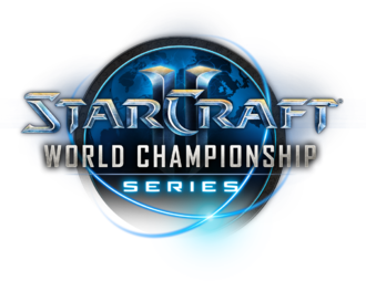 Le logo des StarCraft 2 World Championship Series est compos du globe terrestre surmont du logo de StarCraft 2. Sous le logo du jeu est inscrit &nbsp;World Championship Series&nbsp;.